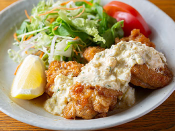 地鶏チキン南蛮定食